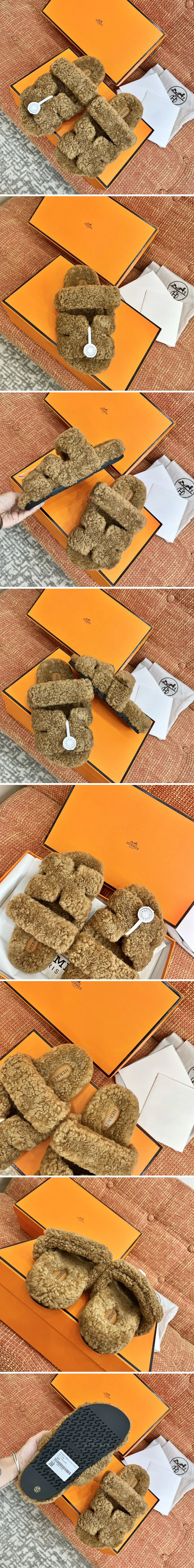 에르메스 시프레 샌들 브라운 상세 이미지 2