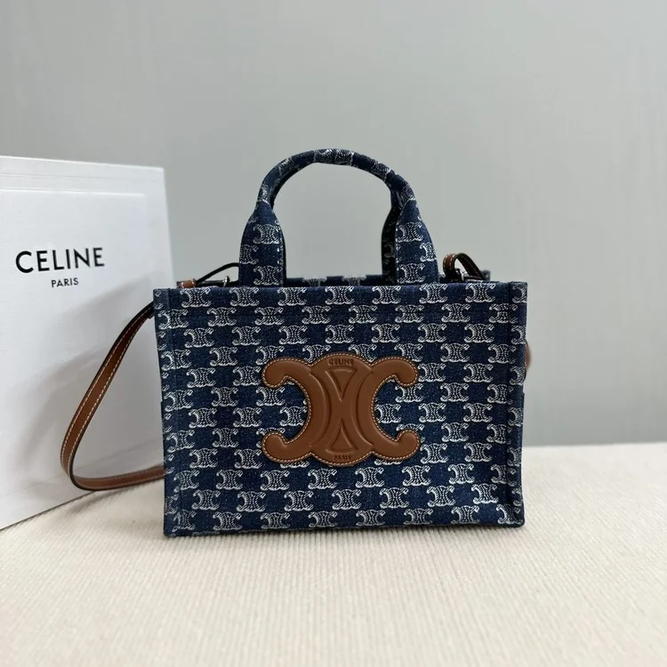 셀린느 데님 타이스 카바스 트리옹프 데님 & 카프스킨