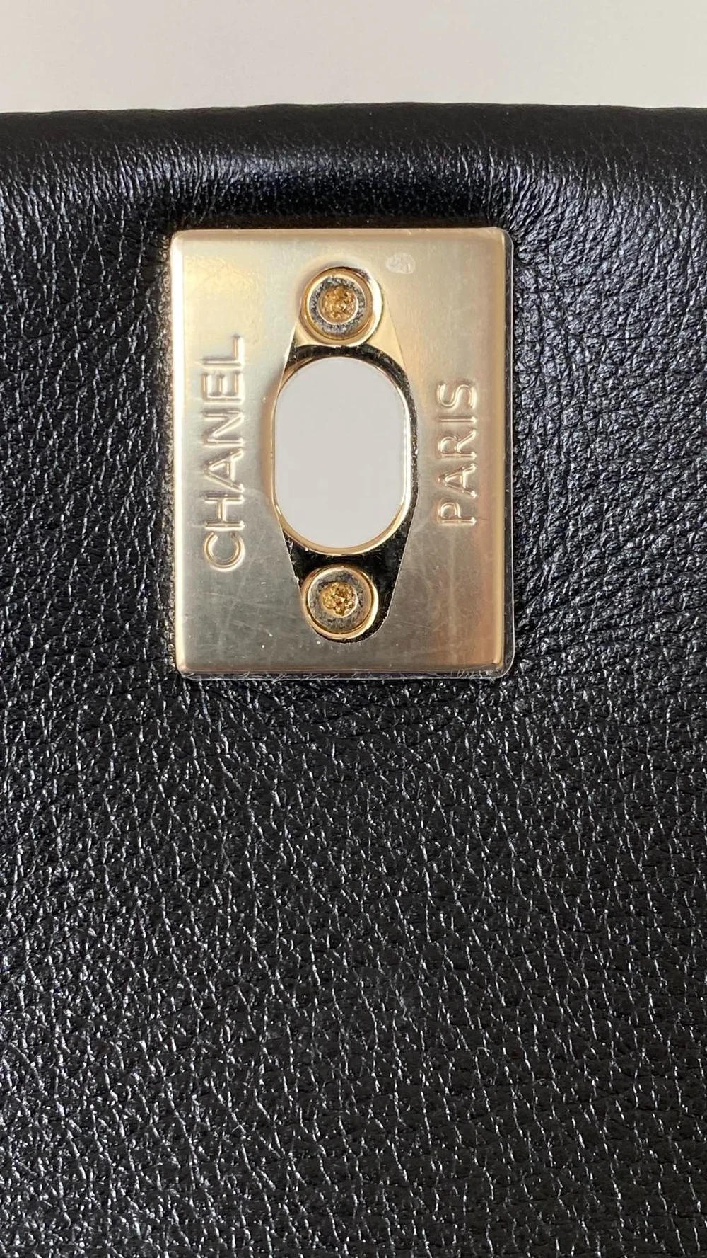 샤넬 원 포켓 듀마 백팩 미디움 카프스킨 블랙