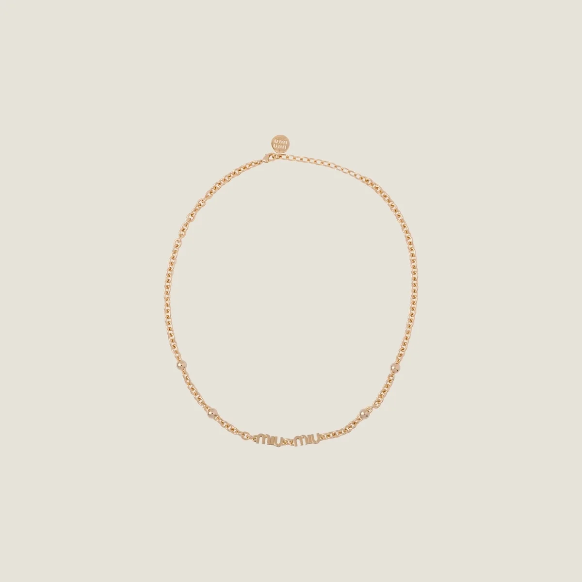 미우미우 메탈 목걸이