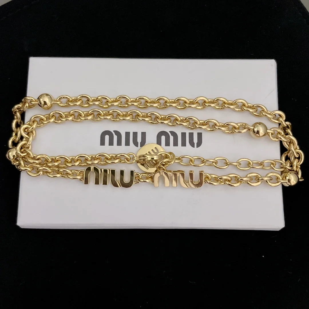 미우미우 메탈 목걸이