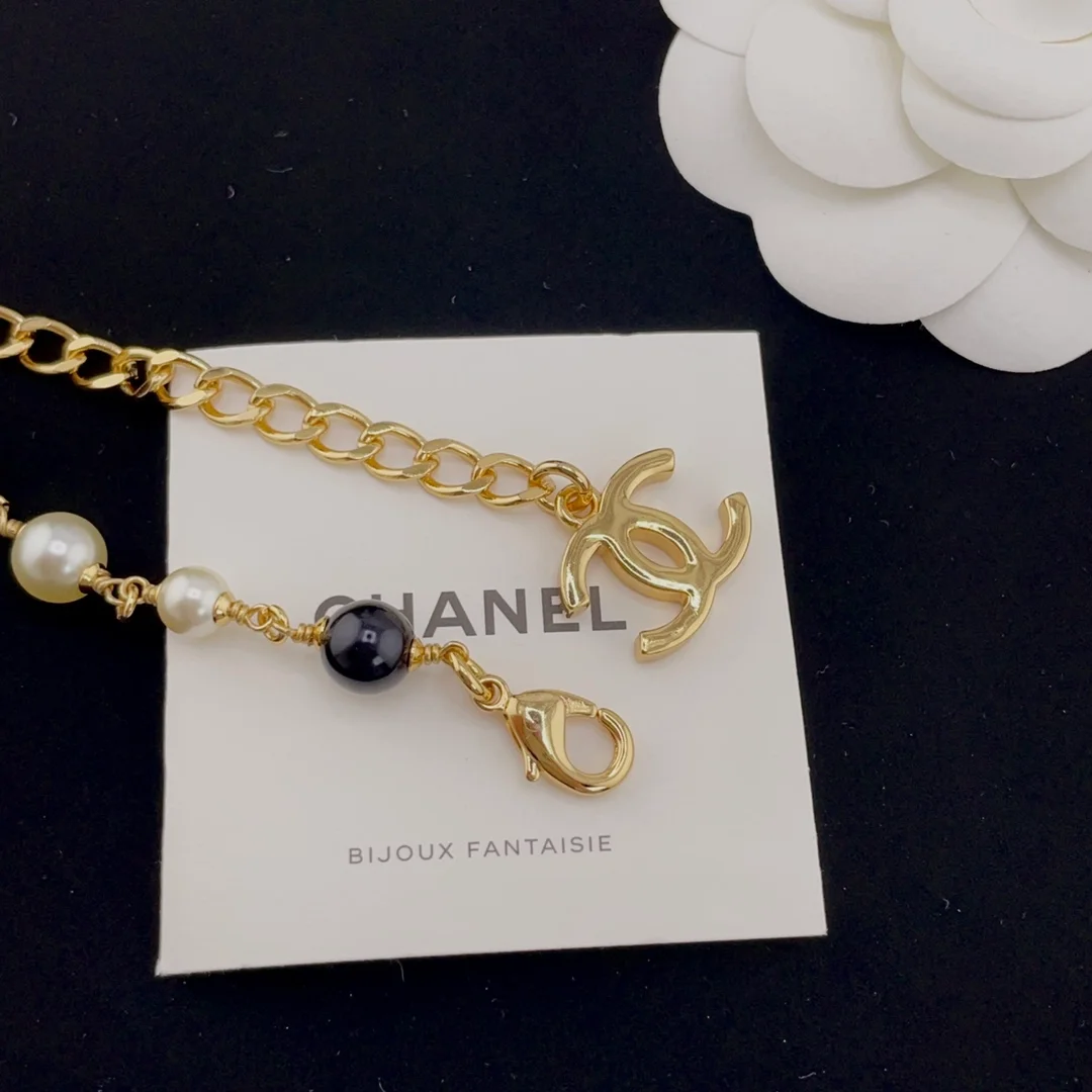 샤넬 롱 목걸이