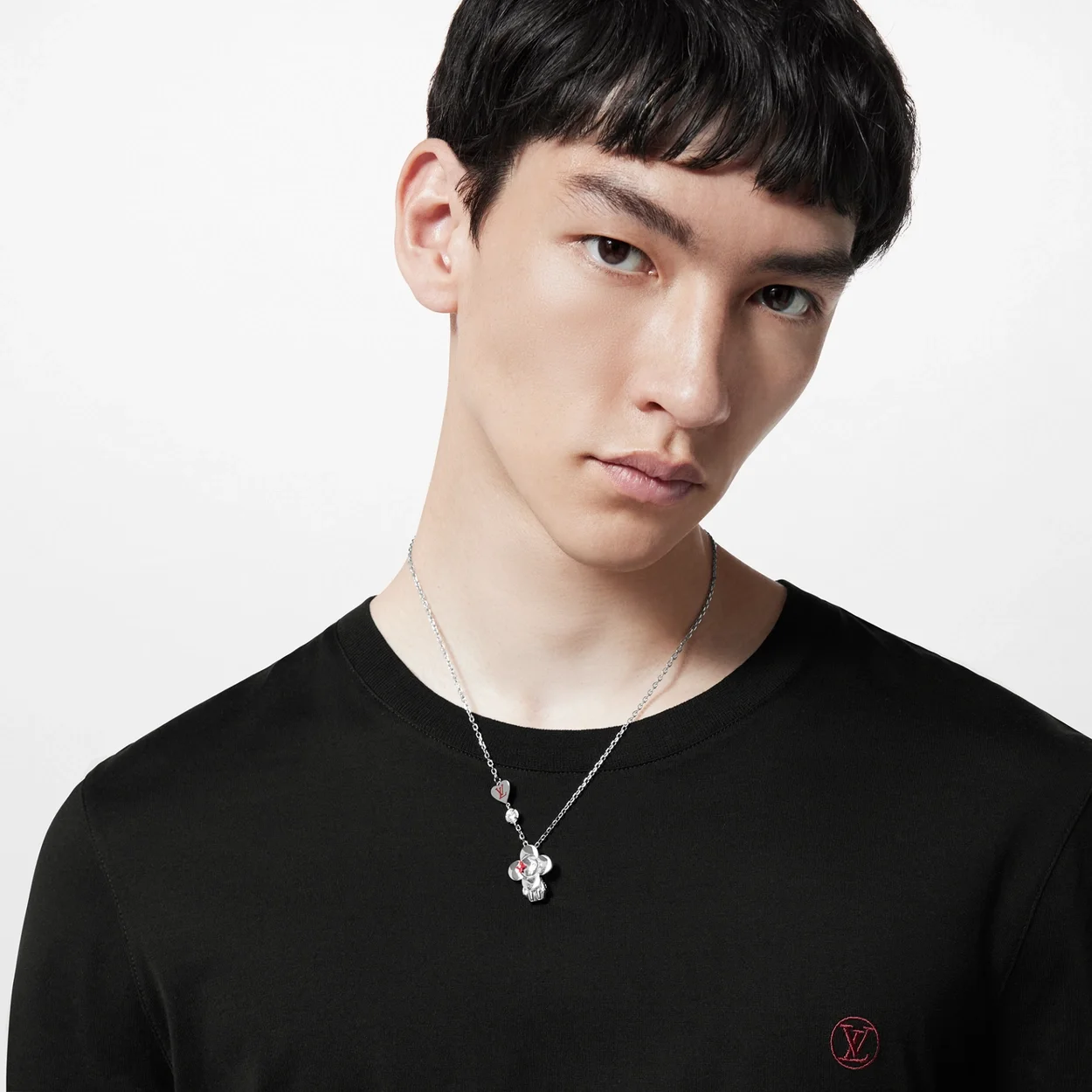 루이비통 LV 러브 비비엔 펜던트 목걸이 M01295