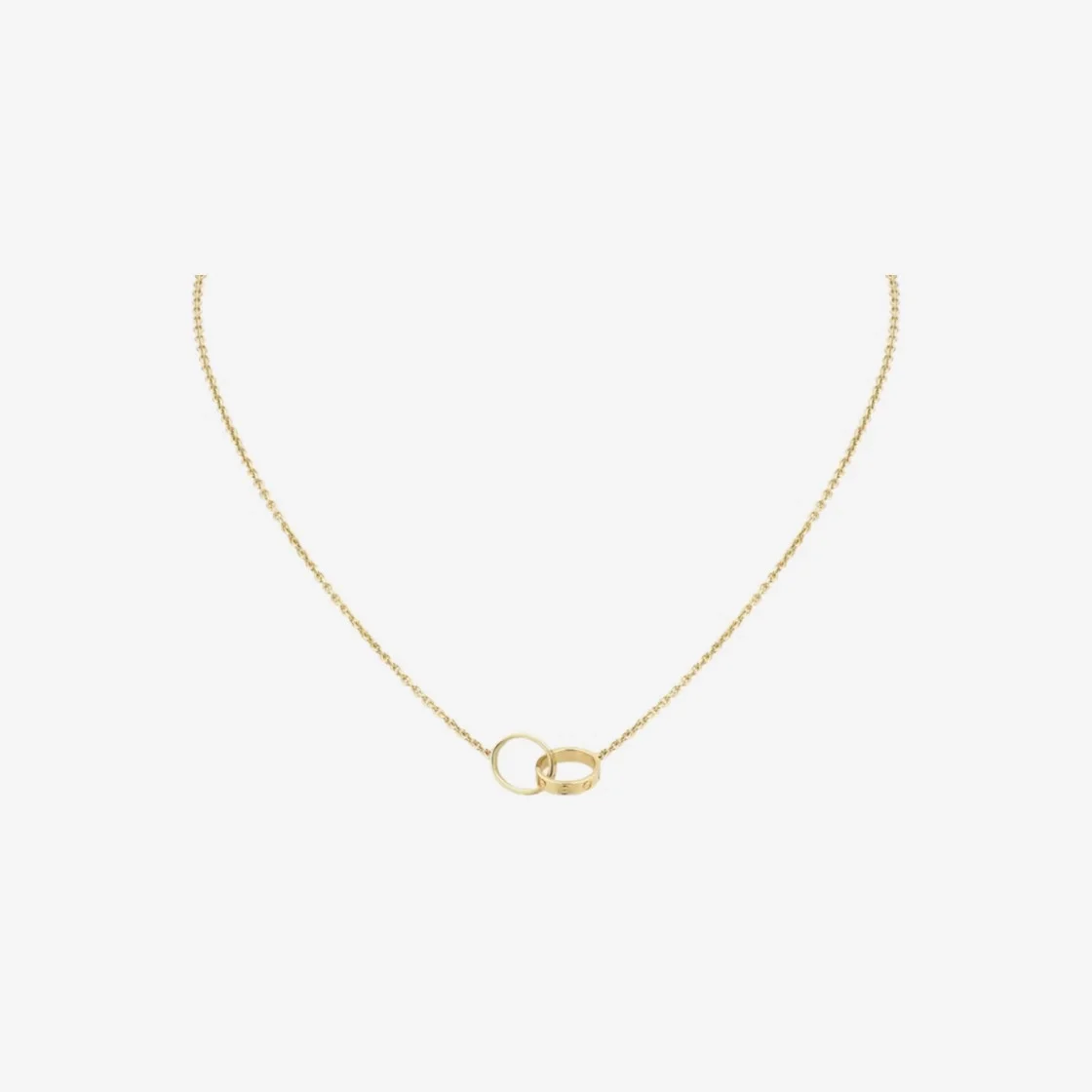 까르띠에 러브 옐로우 골드 다이아몬드 목걸이 B7212400