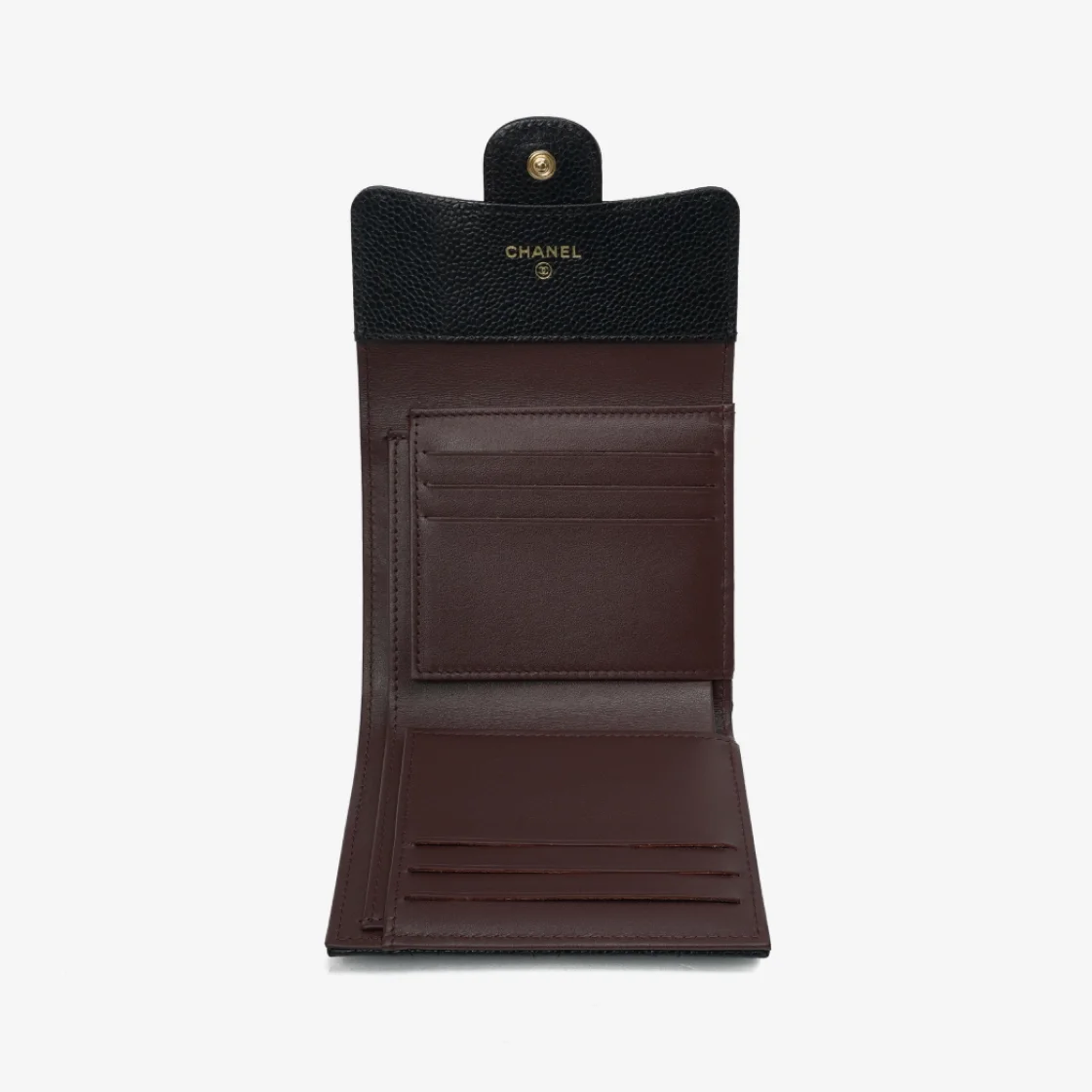 샤넬 클래식 스몰 플랩 지갑 골드