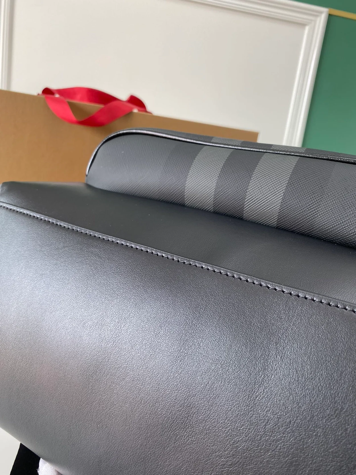 버버리 JETT 체크 로고 모티프 백팩