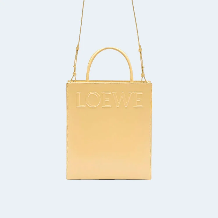 로에베 스탠다드 A4 토트 백 옐로우