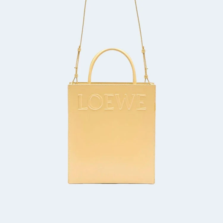 로에베 스탠다드 A4 토트 백 옐로우