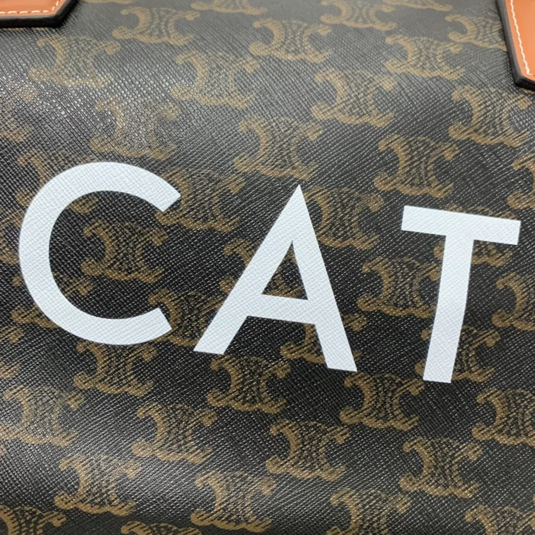 셀린느 CAT 로고 트리옹프 트래블백