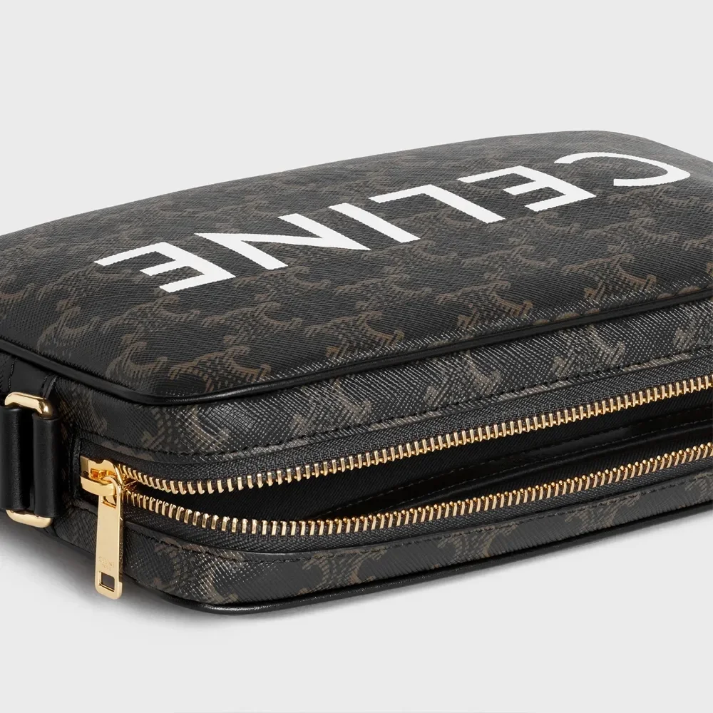 셀린느 미디엄 트리옹프 캔버스 메신저 백