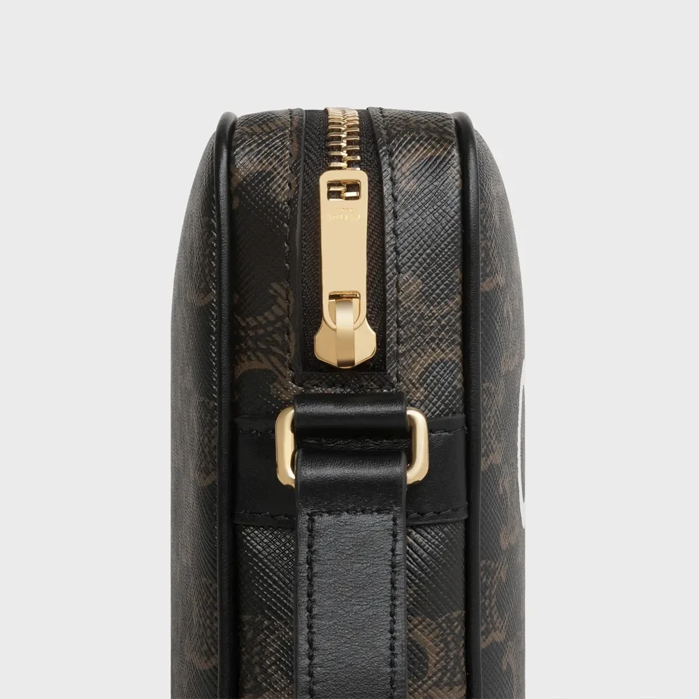 셀린느 미디엄 트리옹프 캔버스 메신저 백