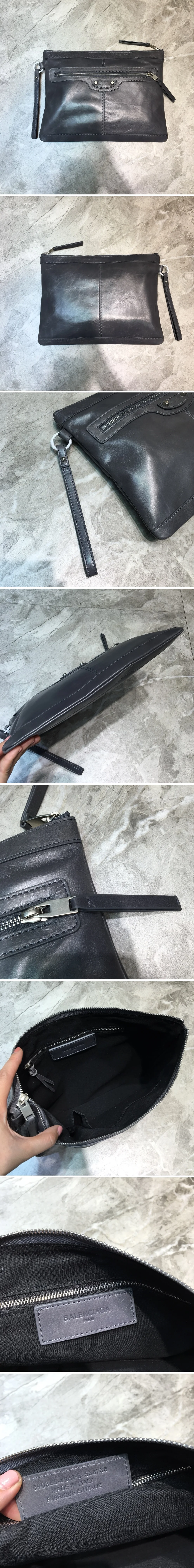 발렌시아가 클럽 클러치 33cm