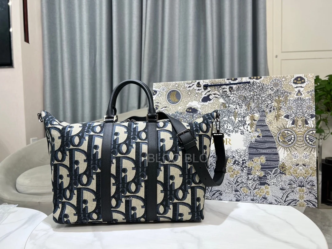 디올 오블리크 위켄더 40 백 베이지