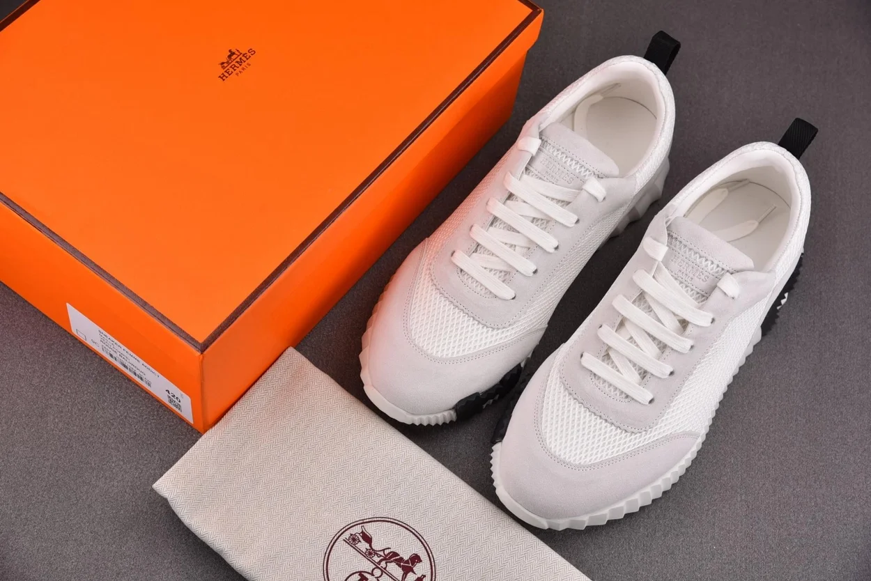 에르메스 바운싱 그래픽 메쉬 블랑