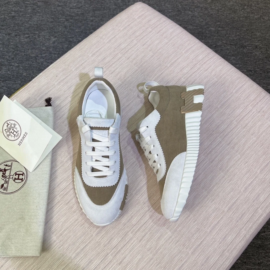 에르메스 바운싱 스니커즈 베이지 화이트