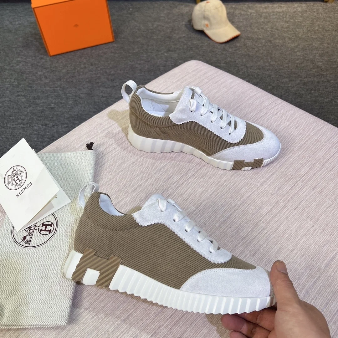 에르메스 바운싱 스니커즈 베이지 화이트