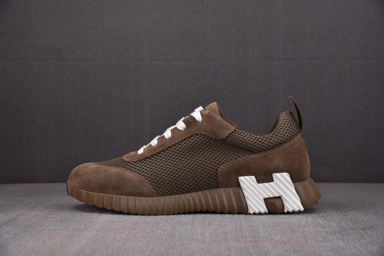 에르메스 바운싱 브라운 스니커즈