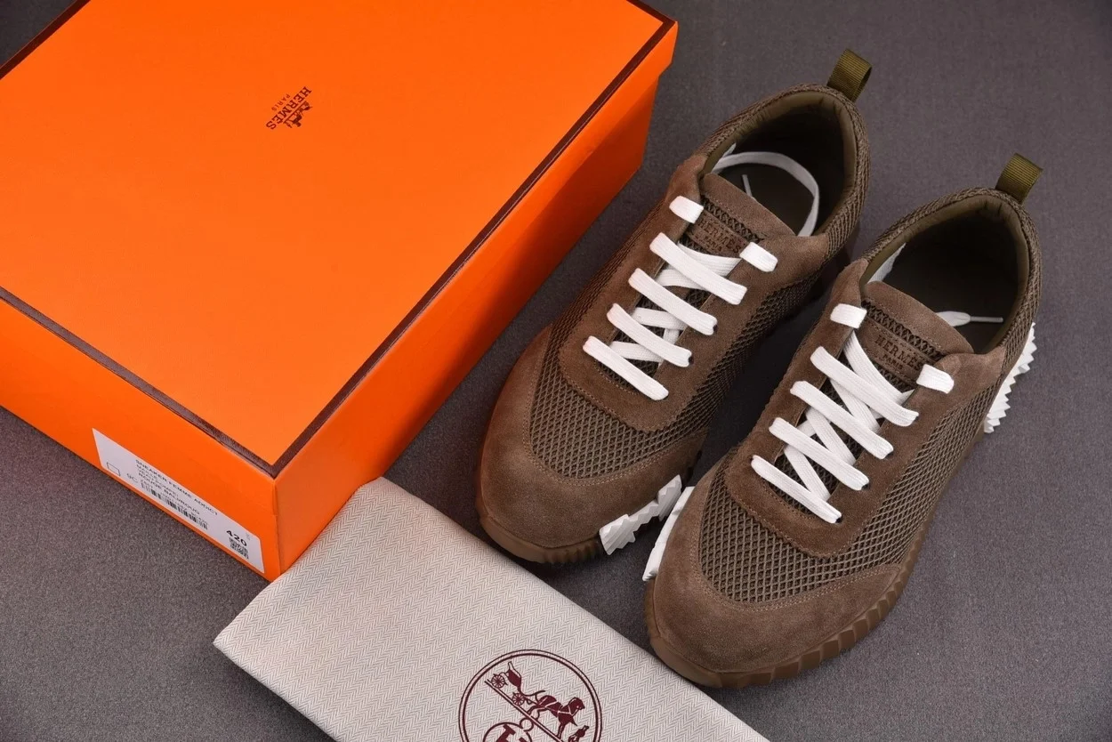 에르메스 바운싱 브라운 스니커즈