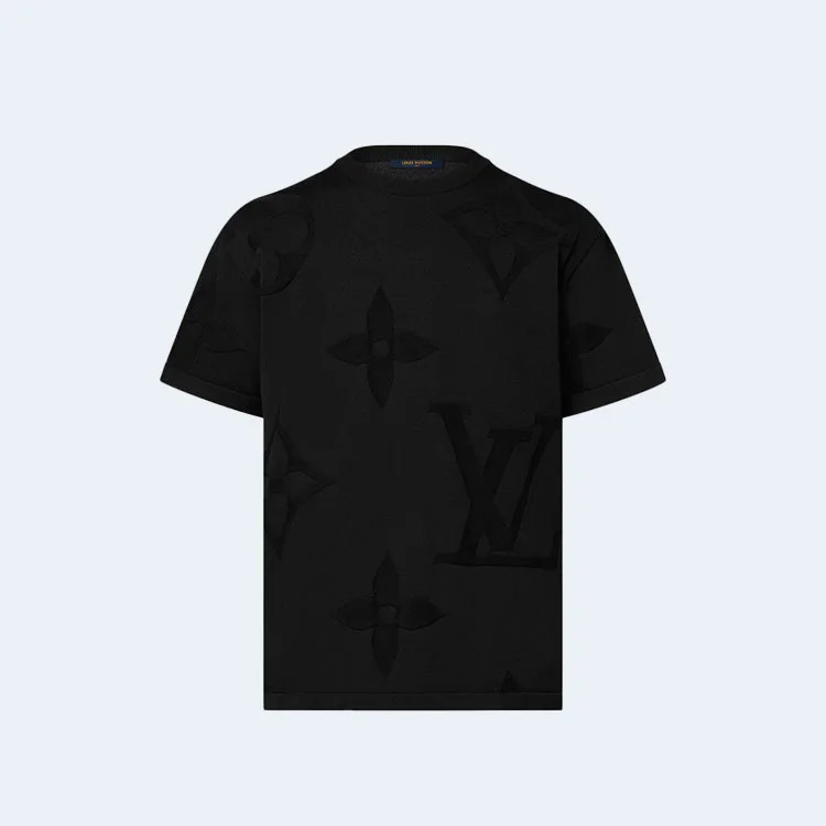 루이비통 모노그램 쇼트 슬리브드 코튼 크루넥 1AFYEZ