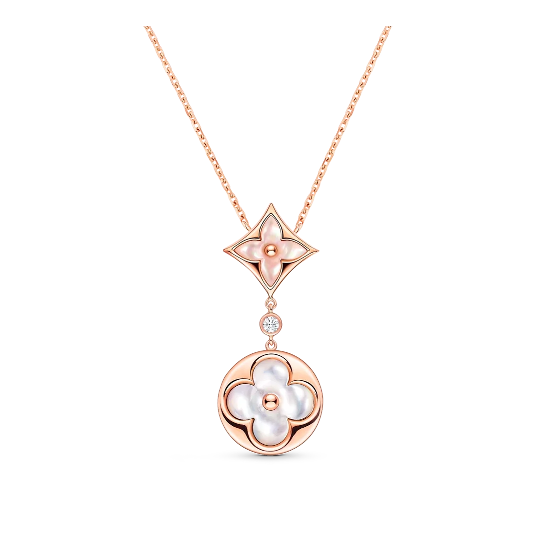 루이비통 컬러 블라썸 목걸이 Q94355