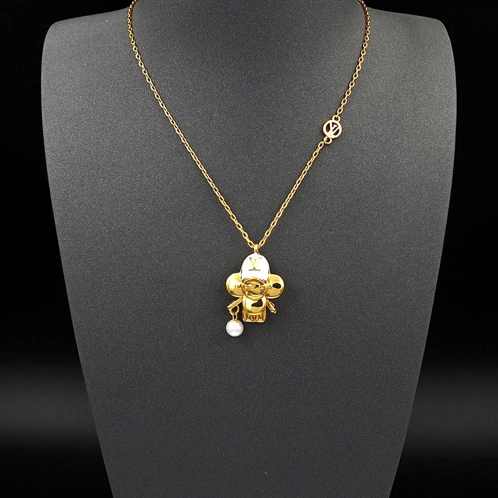 루이비통 비비엔 목걸이 M01334