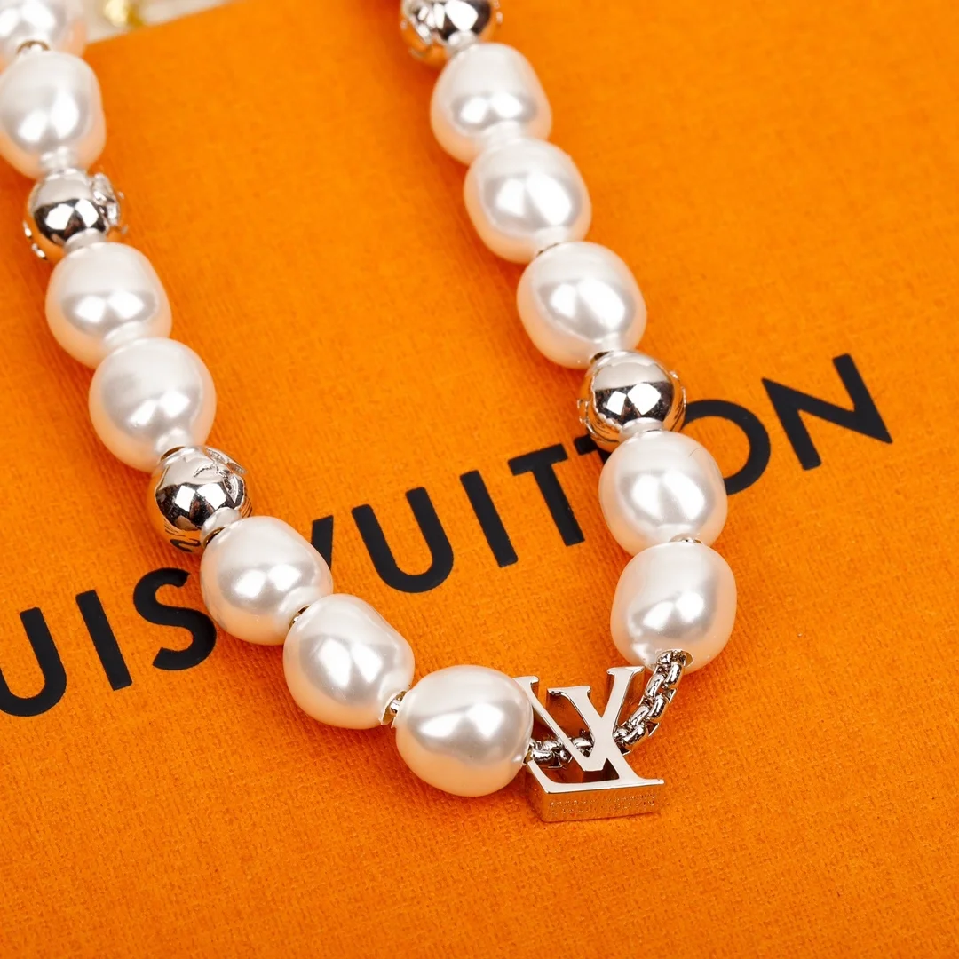 루이비통 모노그램 펄 목걸이 M01157