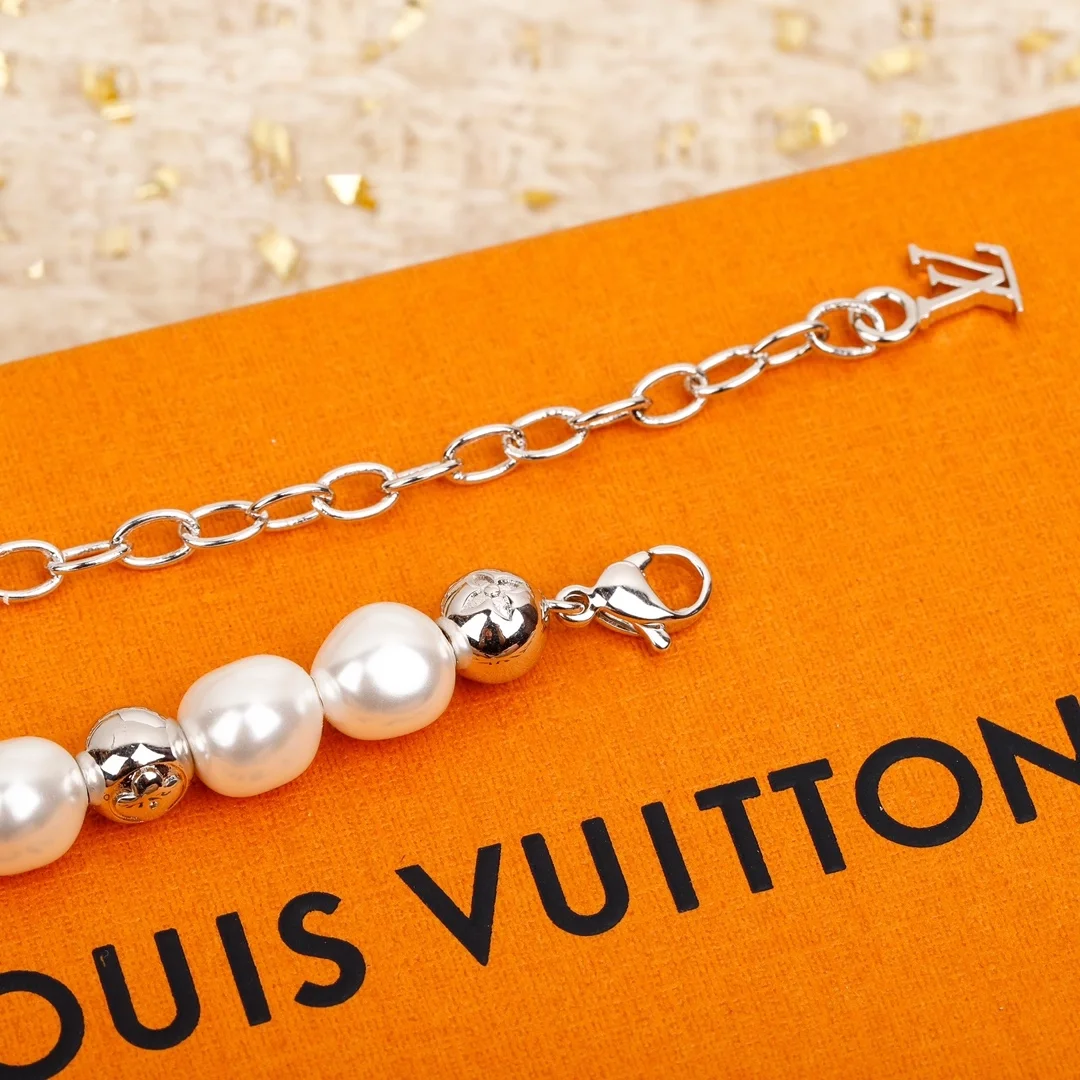 루이비통 모노그램 펄 목걸이 M01157