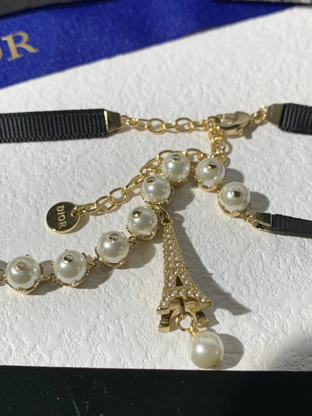 디올 플랜 드 파리 초커 목걸이