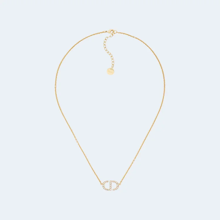 디올 쁘띠 골드 피니쉬 목걸이