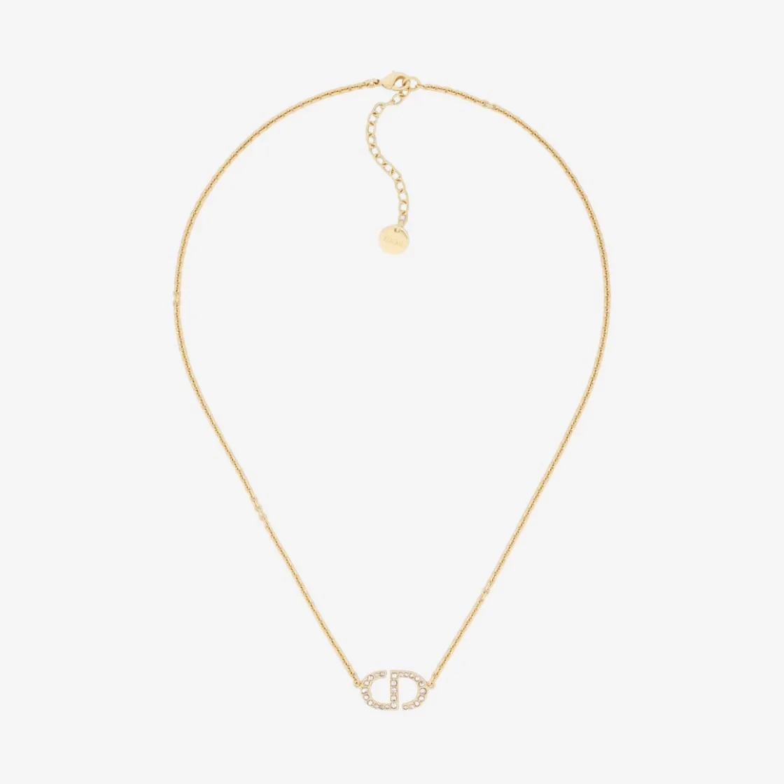 디올 쁘띠 골드 피니쉬 목걸이