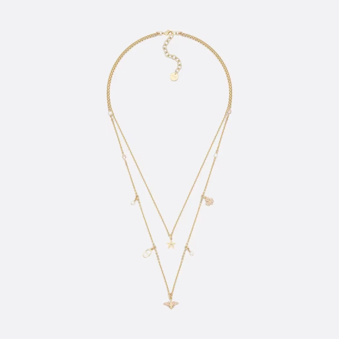 디올 럭키 골드 피니쉬 목걸이