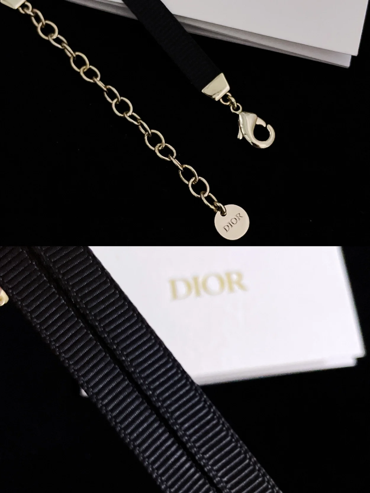 디올 D 르네상스 초커 목걸이