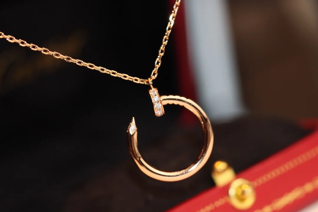 까르띠에 저스트 앵 끌루 핑크 골드 목걸이 B7224513