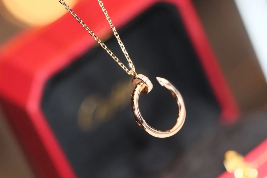 까르띠에 저스트 앵 끌루 핑크 골드 목걸이 B7224513