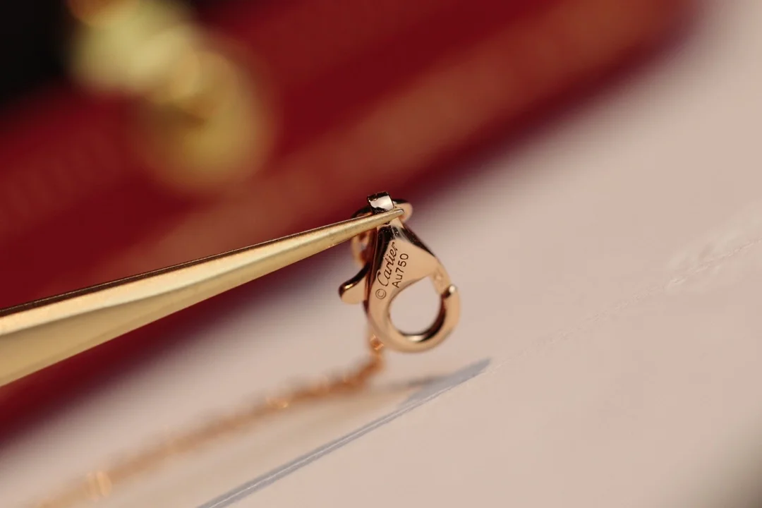 까르띠에 저스트 앵 끌루 핑크 골드 목걸이 B7224513