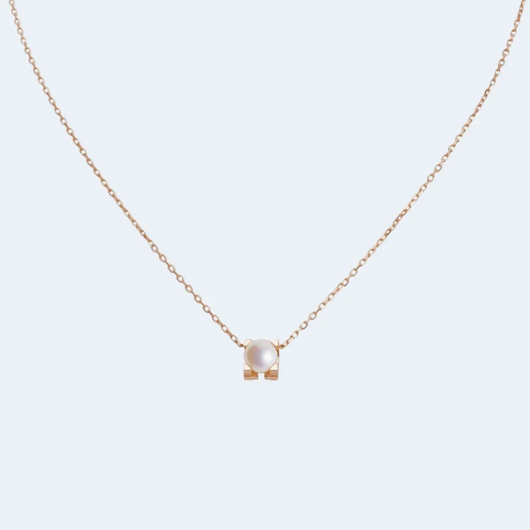 까르띠에 C 드 핑크 골드 목걸이 B7059000