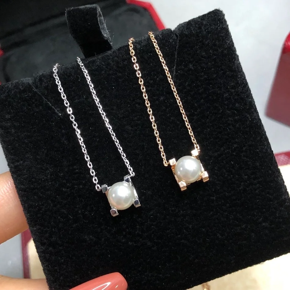 까르띠에 C 드 핑크 골드 목걸이 B7059000