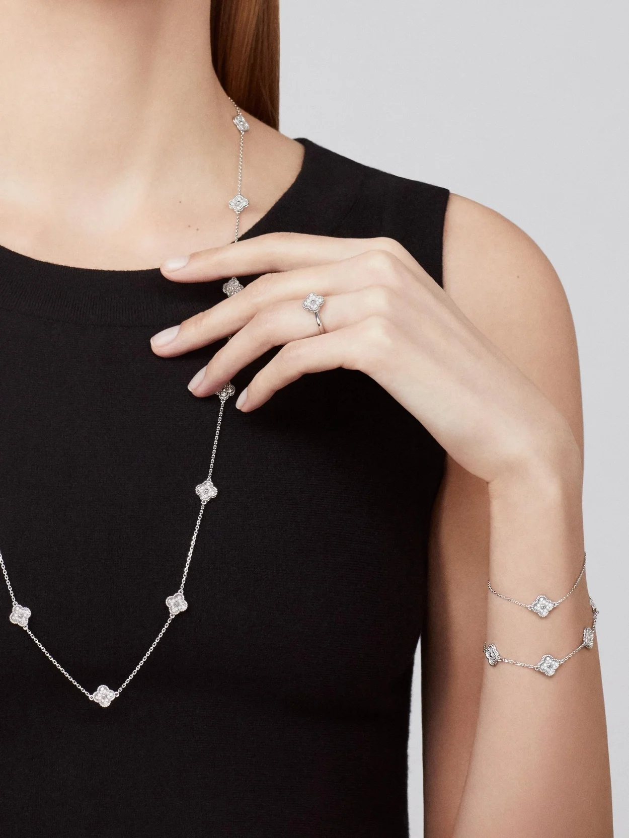 반클리프 앤 아펠 스위트 알함브라 1 모티브 팔찌