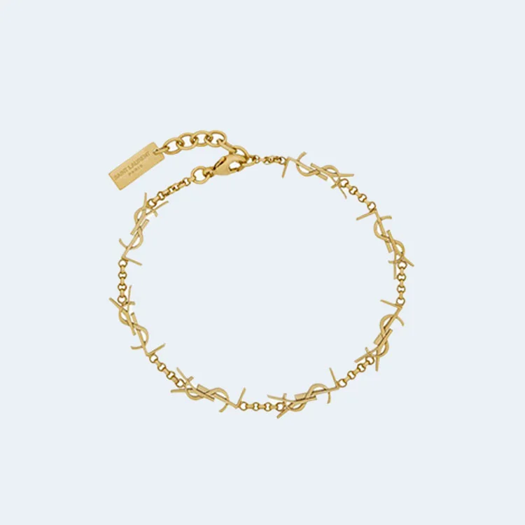 생로랑 메탈 CASSANDRE 멀티 참 팔찌