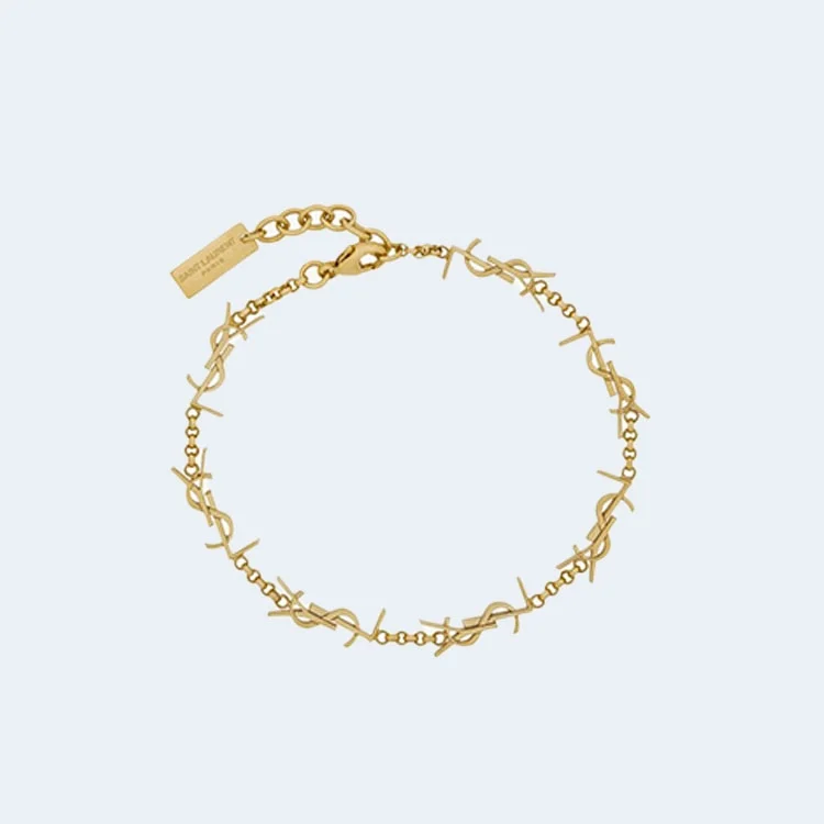 생로랑 메탈 CASSANDRE 멀티 참 팔찌