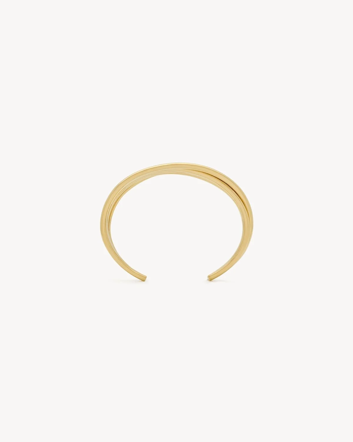 생로랑 메탈 멀티 와이어 커프 팔찌