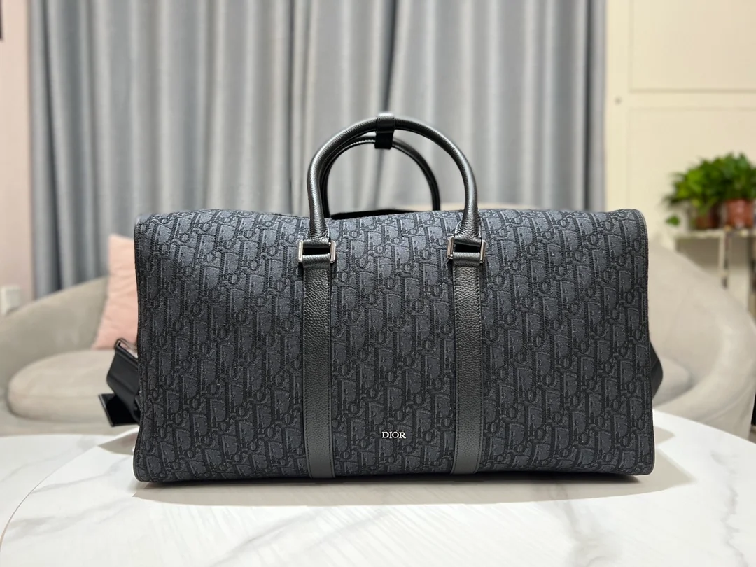 디올 오블리크 LINGOT 50 백 블랙