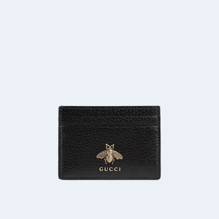 구찌 애니멀리에 레더 카드 지갑