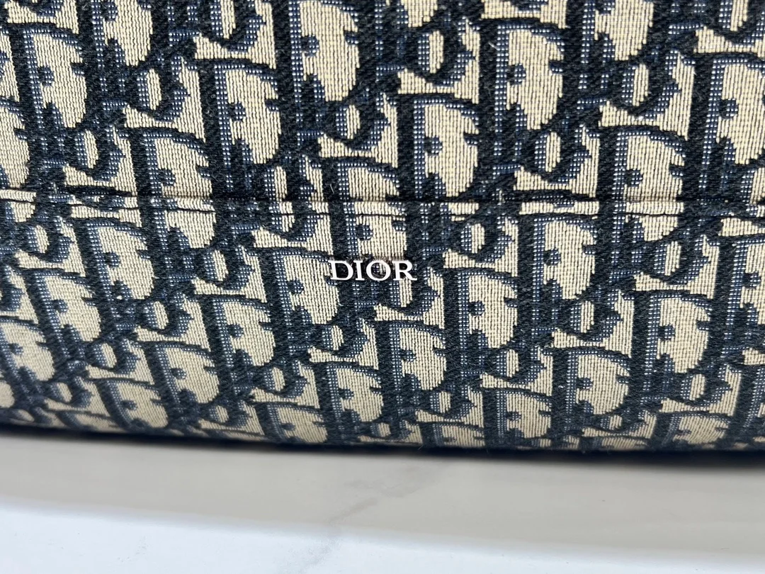 디올 Dior 8 플랩 베이지 오블리크 자카드 백팩