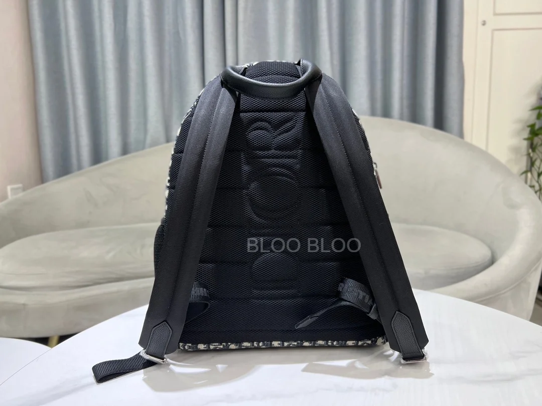 디올 오블리크 자카드 8 백팩 베이지