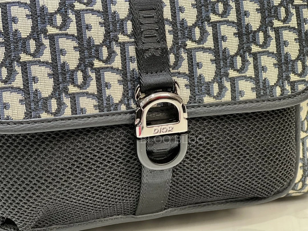 디올 오블리크 자카드 8 백팩 베이지