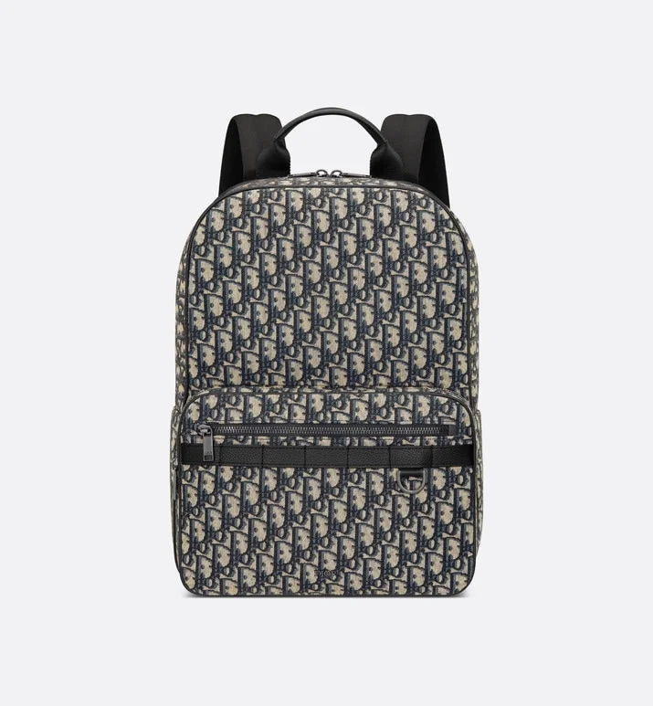 디올 오블리크 사파리 백팩 베이지