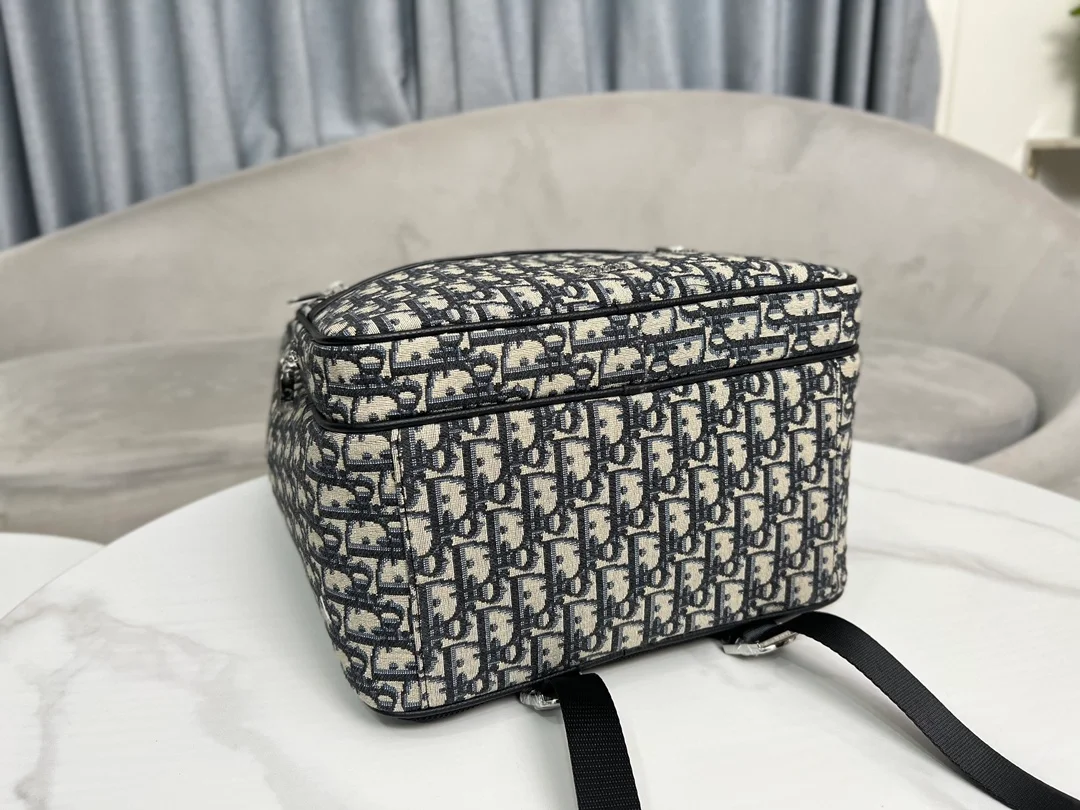 디올 오블리크 사파리 백팩 베이지