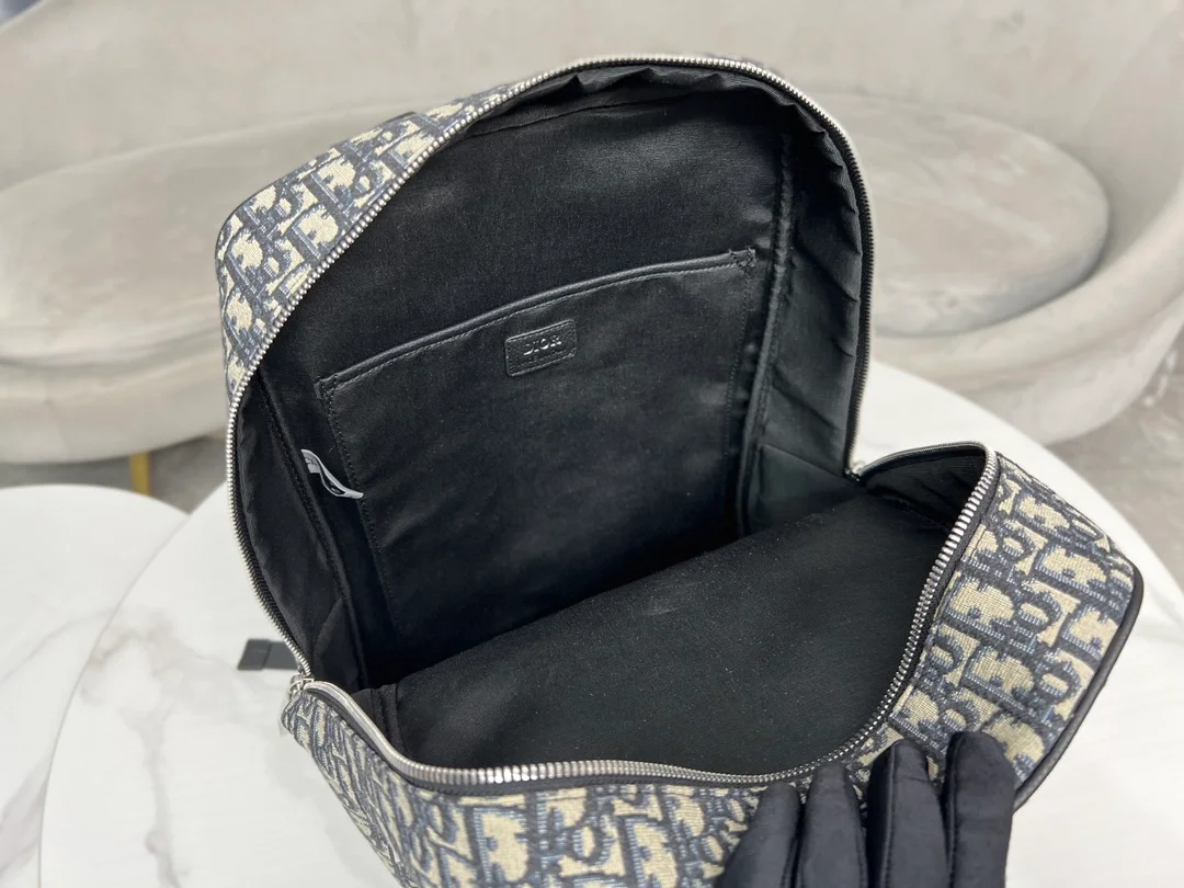 디올 오블리크 사파리 백팩 베이지