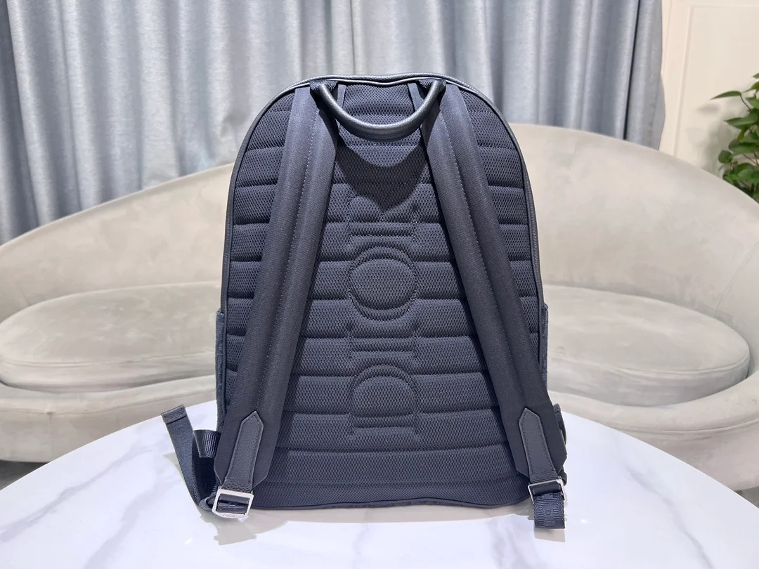 디올 오블리크 자카드 새들 지퍼 백팩